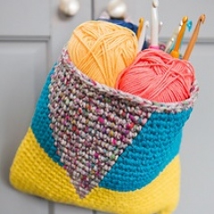 Colour-Block Hanging Basket