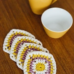 Retro Crochet Coasters