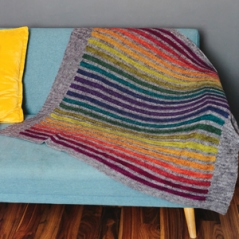Stormy Rainbow Blanket