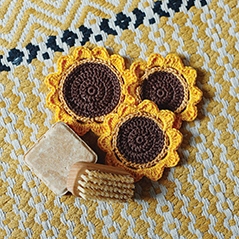 Sunflower Scrubbies