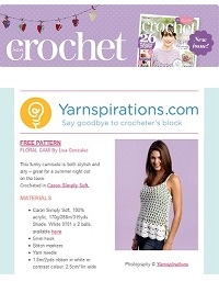 Inside Crochet Newsletter