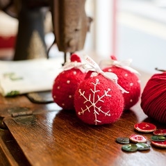 Felted Baubles