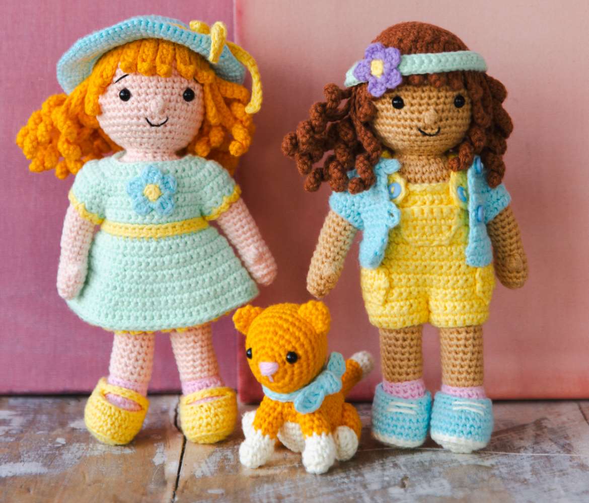 Crocheted dolls